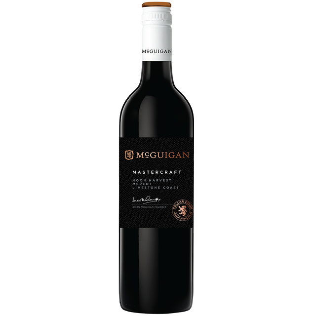 750ml wine bottle 2021 McGugian Mastercraft Noon Harvest Merlot image number null